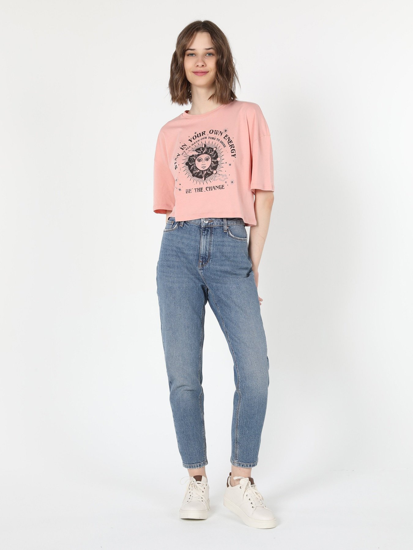 Джинсы мом Colin’s 896 Maria модель CL1060443DN00023 Фото