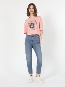 Джинсы мом Colin’s 896 Maria модель CL1060443DN00023 Фото