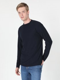 Лонгслив Colin’s модель CL1060115NAV Фото