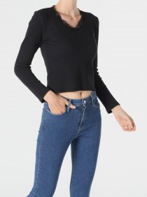 Лонгслив Colin’s модель CL1055780BLK Фото