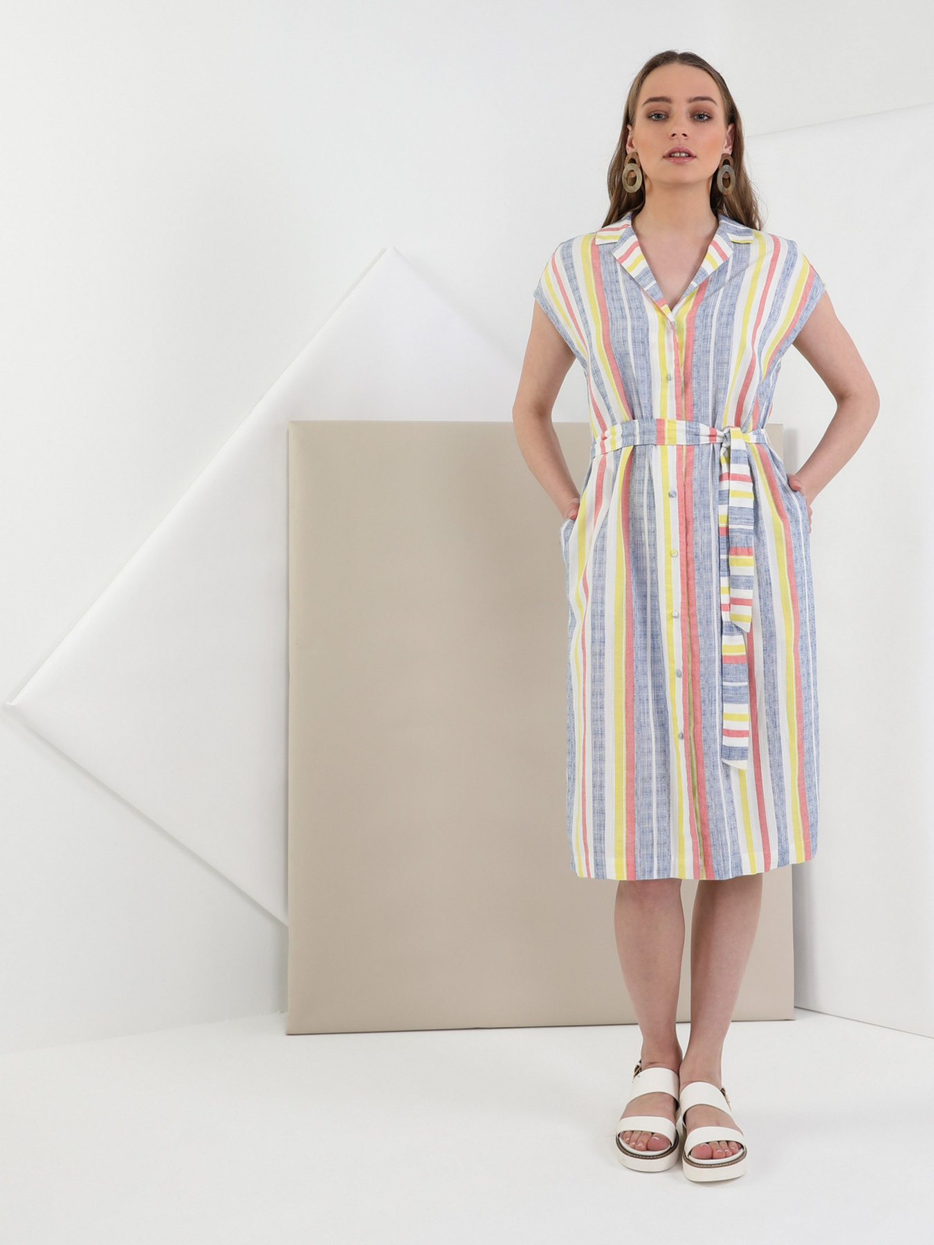 Платье миди Colin’s модель CL1049225MTC Фото