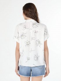 Рубашка повседневная Colin’s модель CL1058768WHT Рубашка повседневная Colin’s модель CL1058768WHT Фото