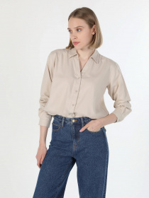 Рубашка повседневная Colin’s модель CL1060252BEI Фото