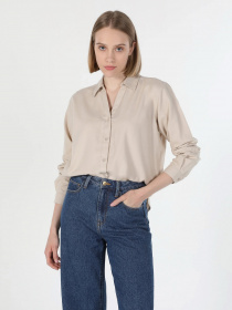 Рубашка повседневная Colin’s модель CL1060252BEI Фото