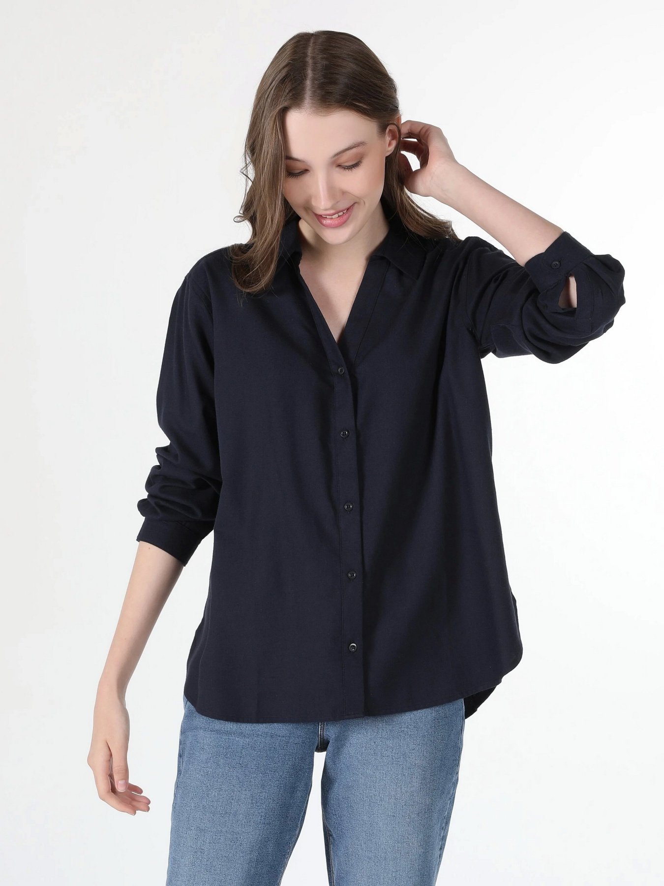 Рубашка повседневная Colin’s модель CL1060252NAV Фото