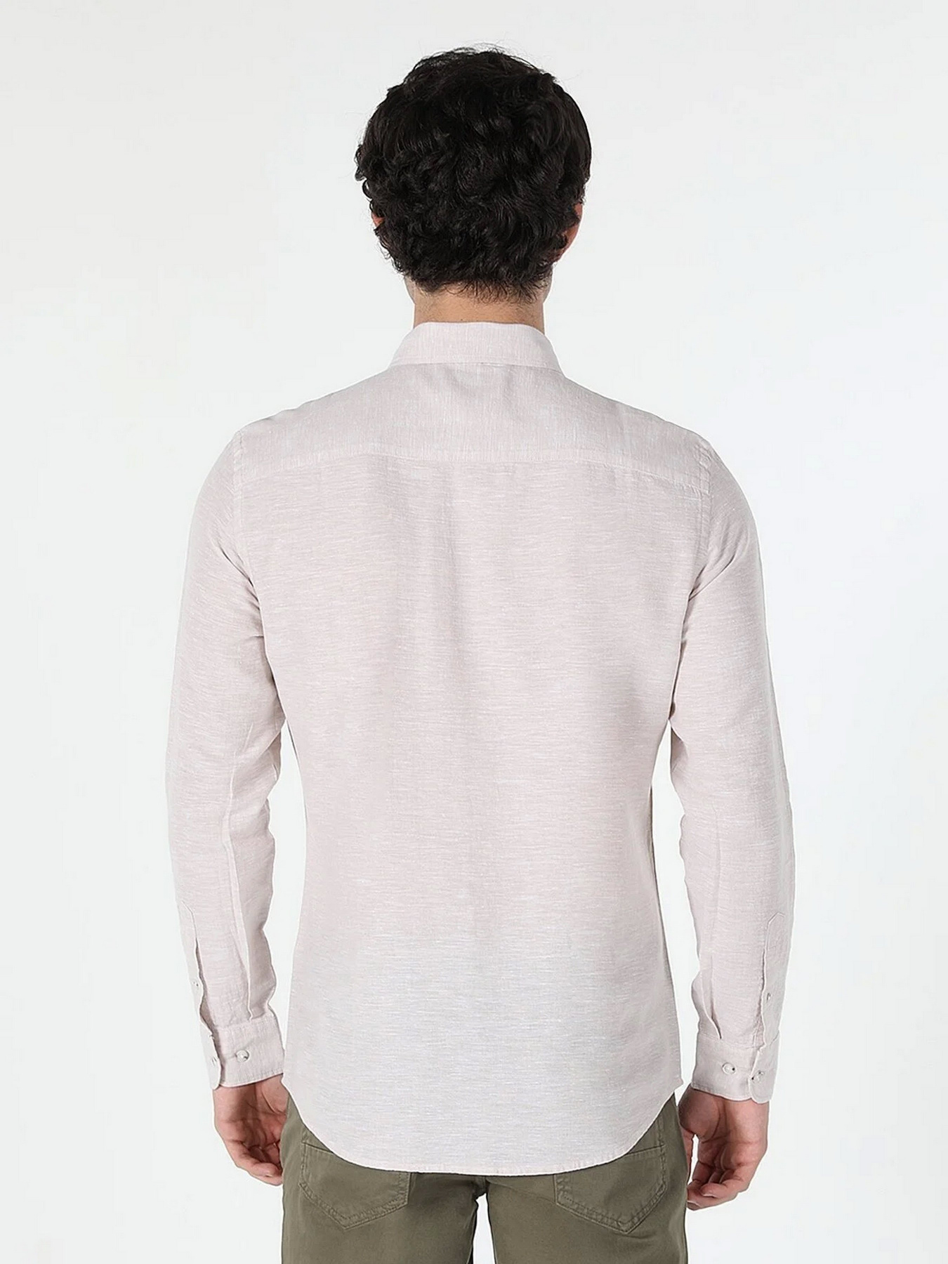 Рубашка повседневная Colin’s модель CL1041771BEI Фото