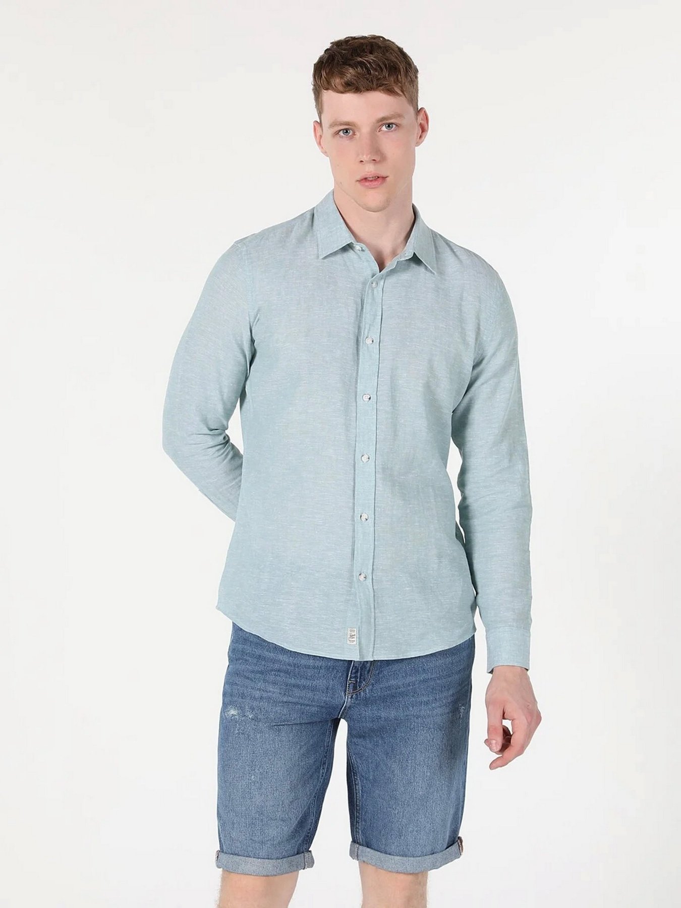 Рубашка повседневная Colin’s модель CL1041771MNT Фото