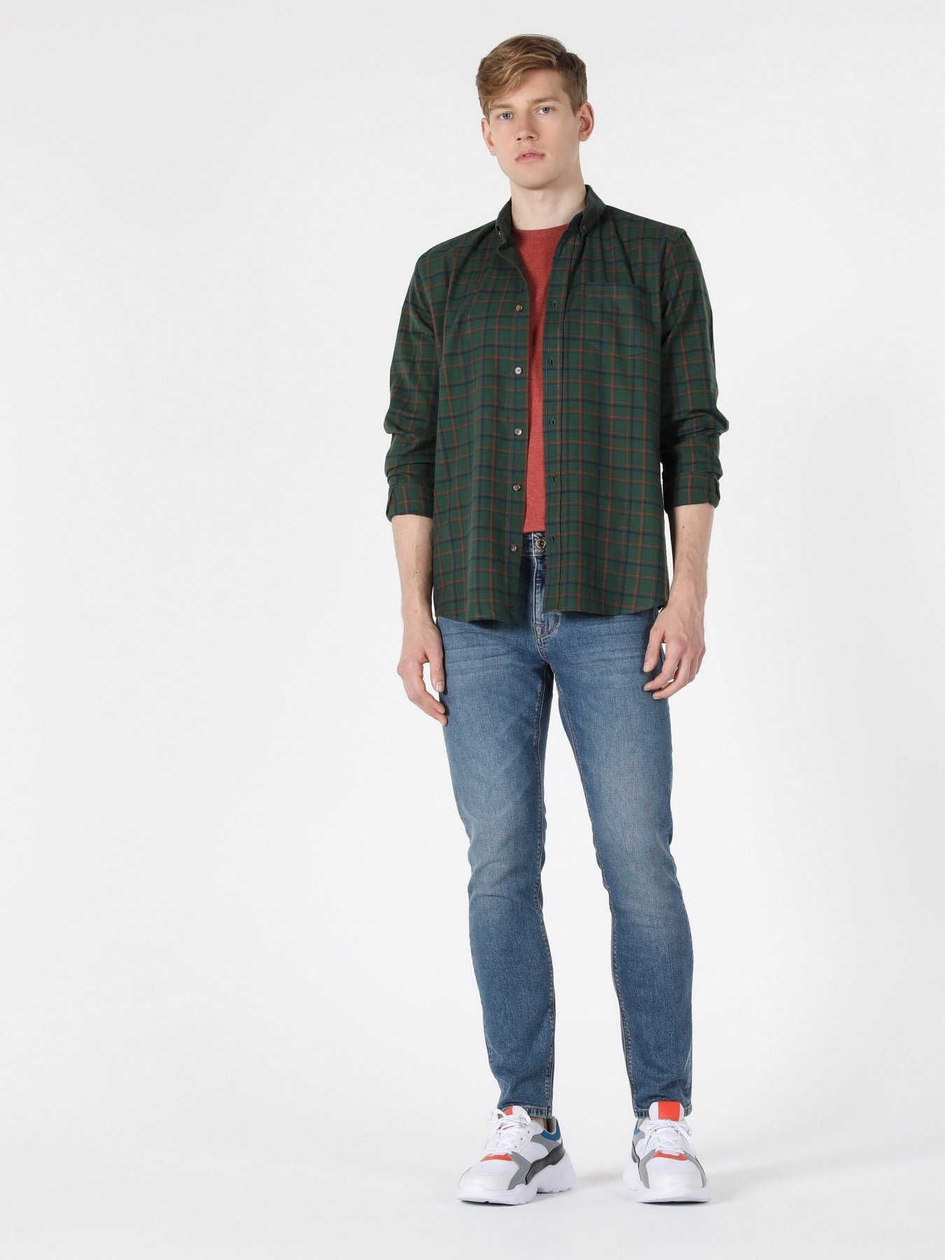 Рубашка Colin’s модель CL1049968GRN Фото