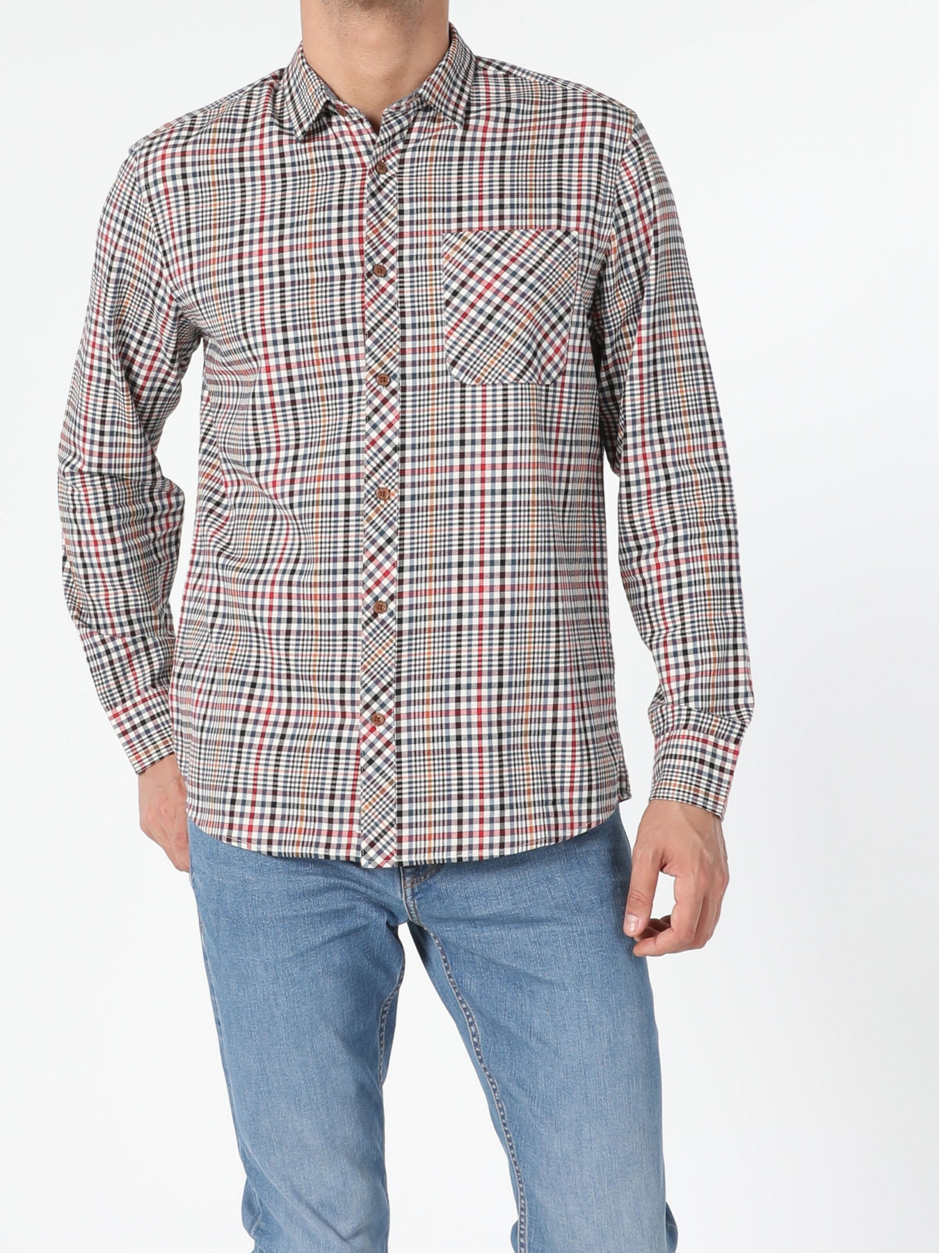 Рубашка повседневная Colin’s модель CL1054978COR Фото