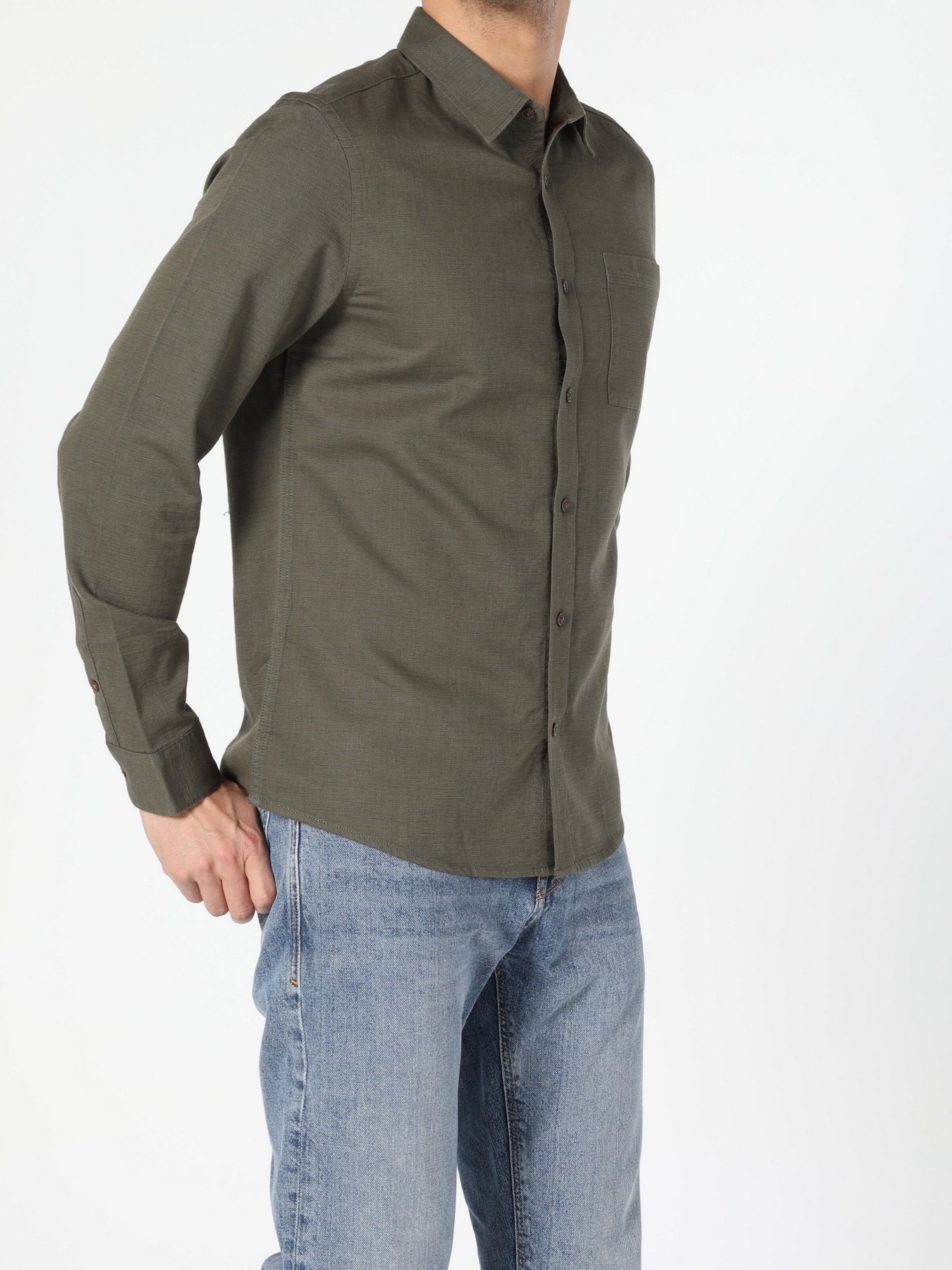 Рубашка повседневная Colin’s модель CL1054986KHA Фото