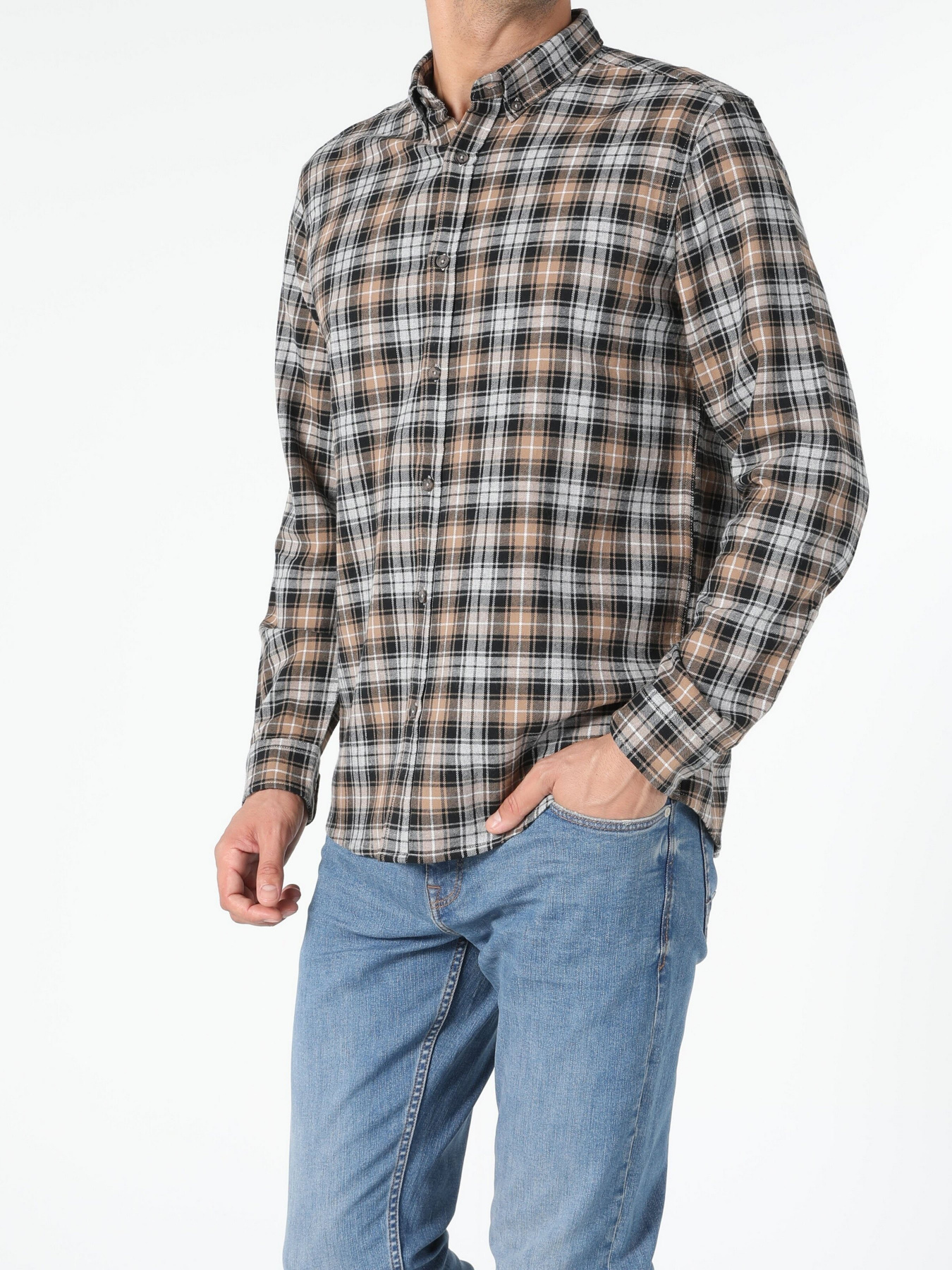 Сорочка Colin’s модель CL1055045BEI Фото