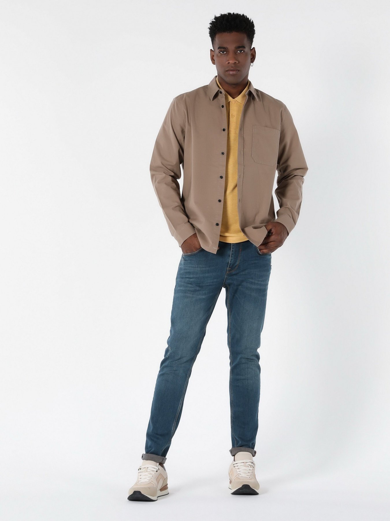 Рубашка Colin’s модель CL1057179BEI Фото