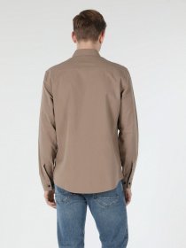 Рубашка повседневная Colin’s модель CL1057179BEI Рубашка повседневная Colin’s модель CL1057179BEI Фото