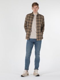 Рубашка повседневная Colin’s модель CL1057180BEI Рубашка повседневная Colin’s модель CL1057180BEI Фото