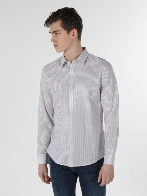 Рубашка повседневная Colin’s модель CL1057489BEI Фото