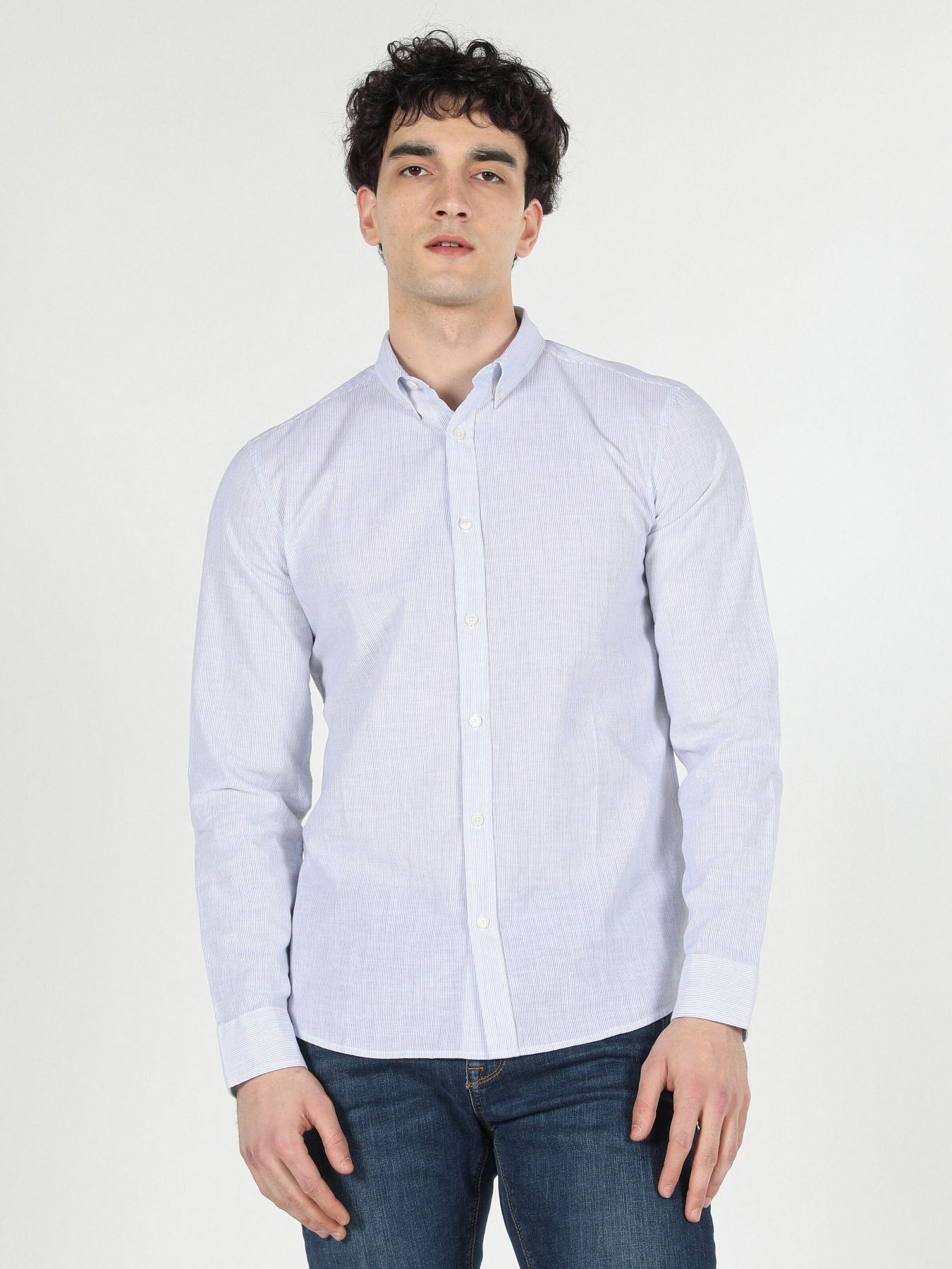 Рубашка повседневная Colin’s модель CL1057801BLE Фото