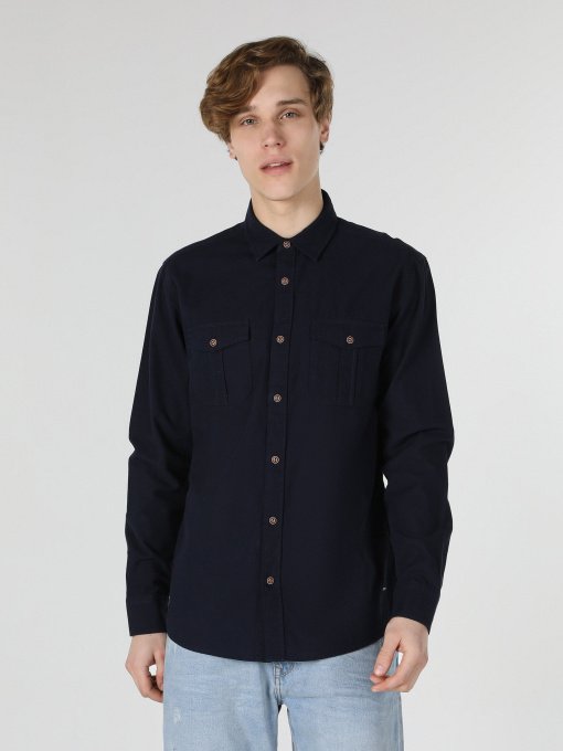 Рубашка повседневная Colin’s модель CL1058248NAV Фото