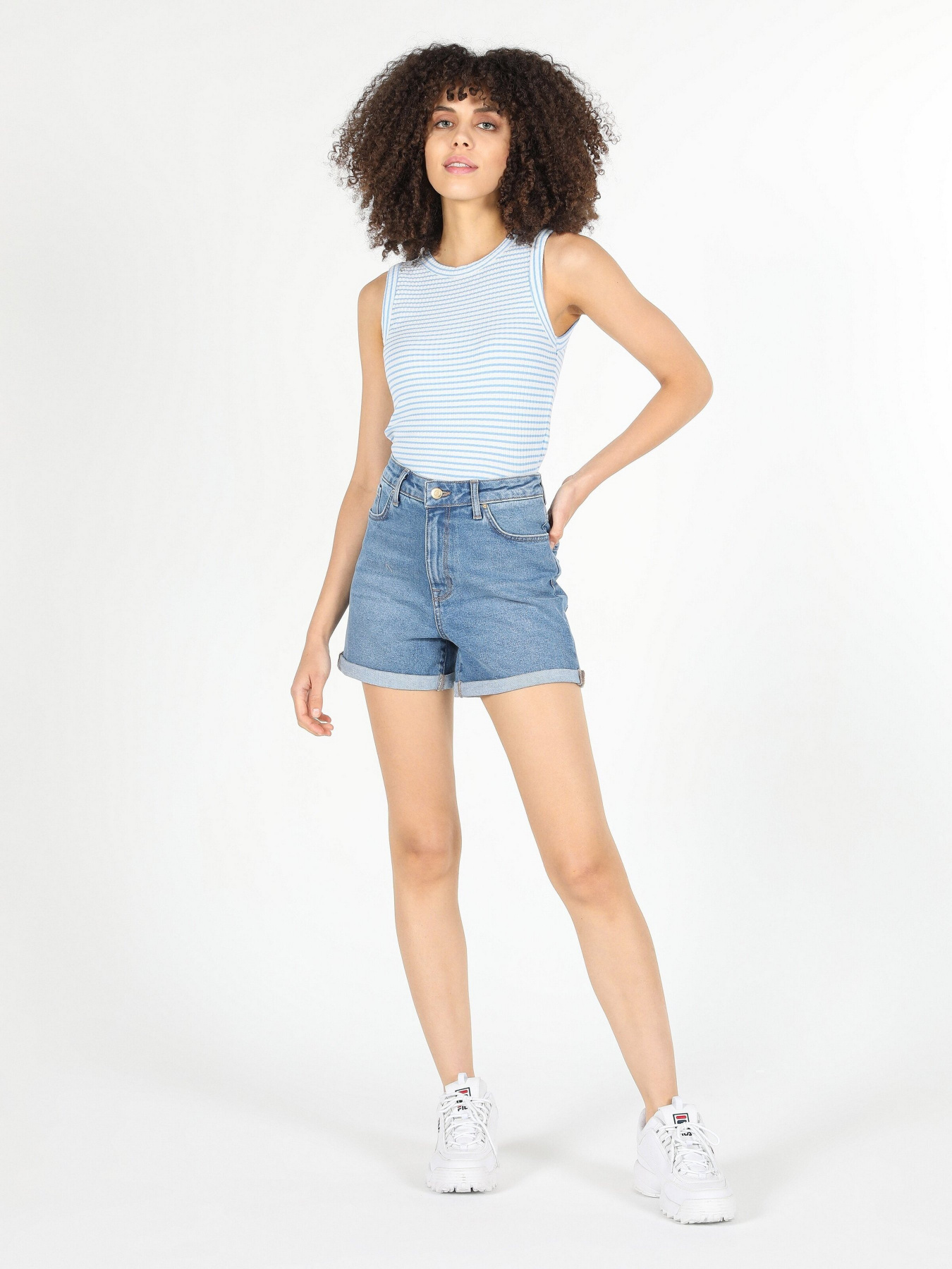 Шорты джинсовые Colin’s модель CL1059851DN42141 Фото