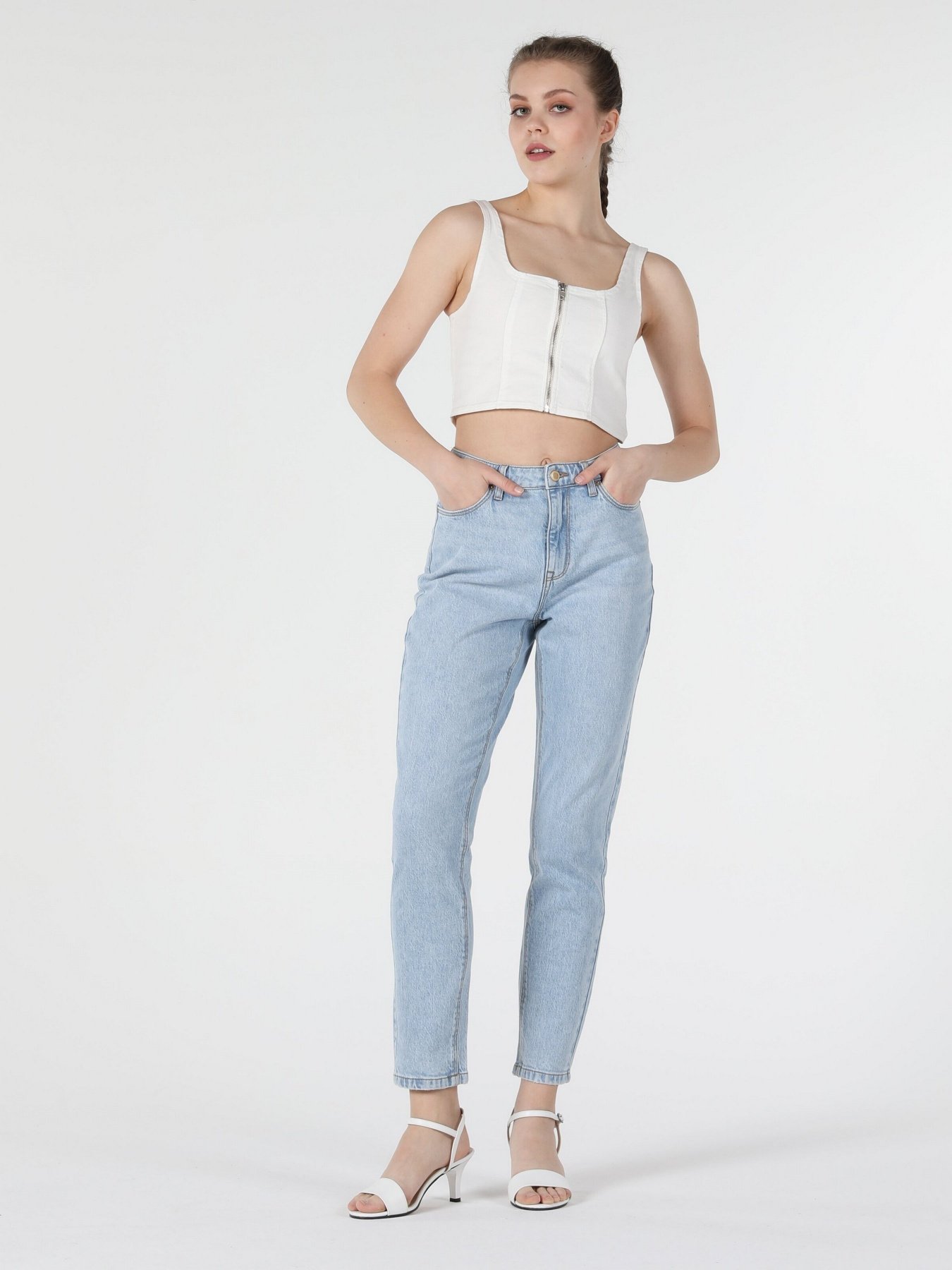 Джинсы мом Colin’s 896 Maria модель CL1059104DN41934 Фото