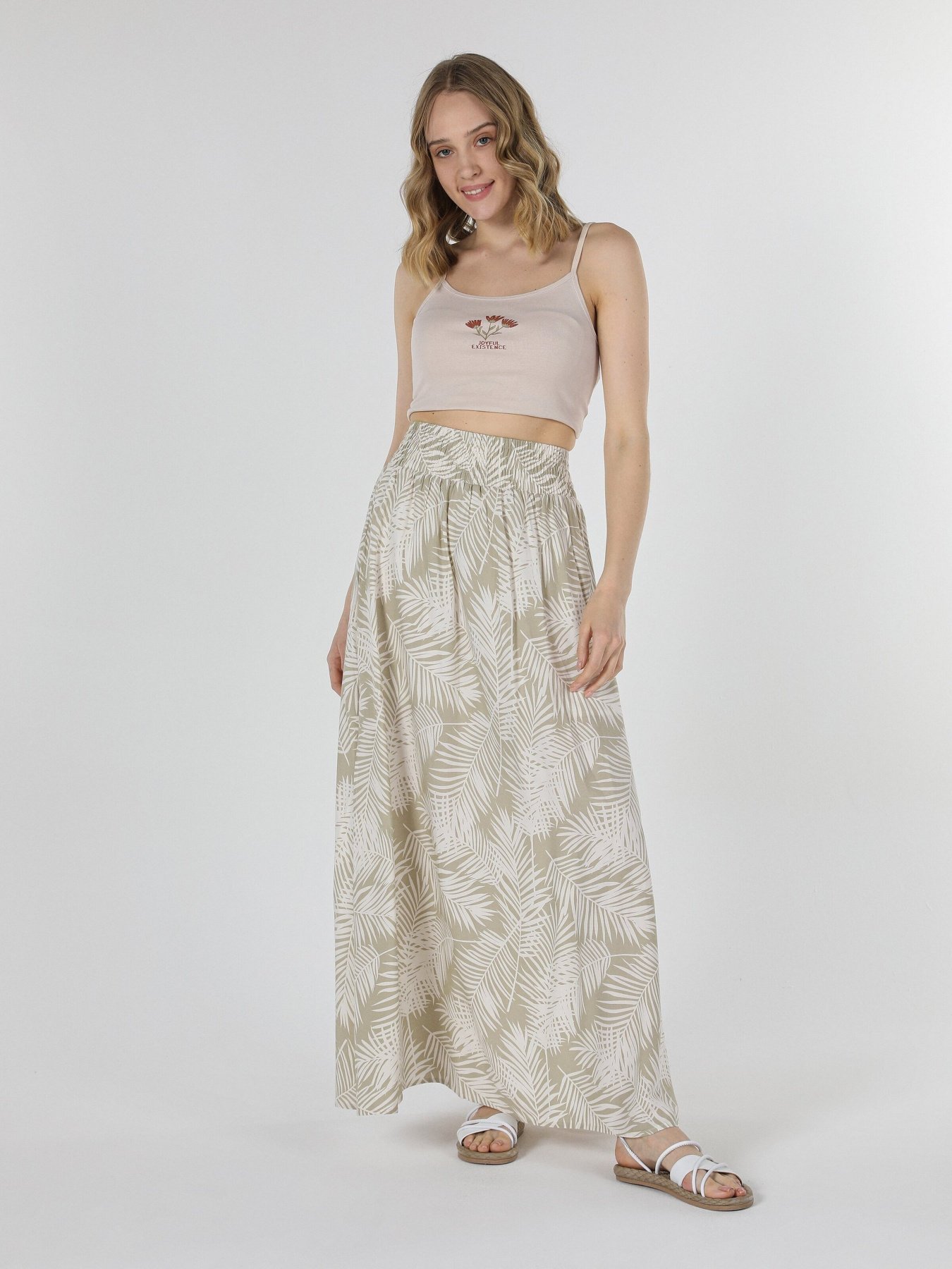 Юбка макси Colin’s модель CL1058890OLV Фото