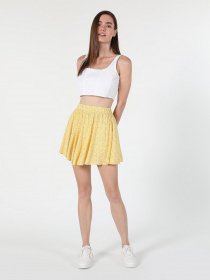 Спідниця міні Colin’s модель CL1058903YLW Фото