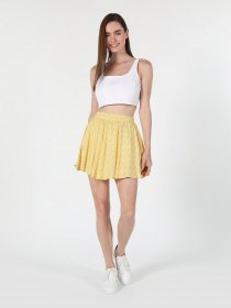 Спідниця міні Colin’s модель CL1058903YLW Фото