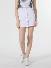 Юбка мини Colin’s модель CL1058886WHT Фото
