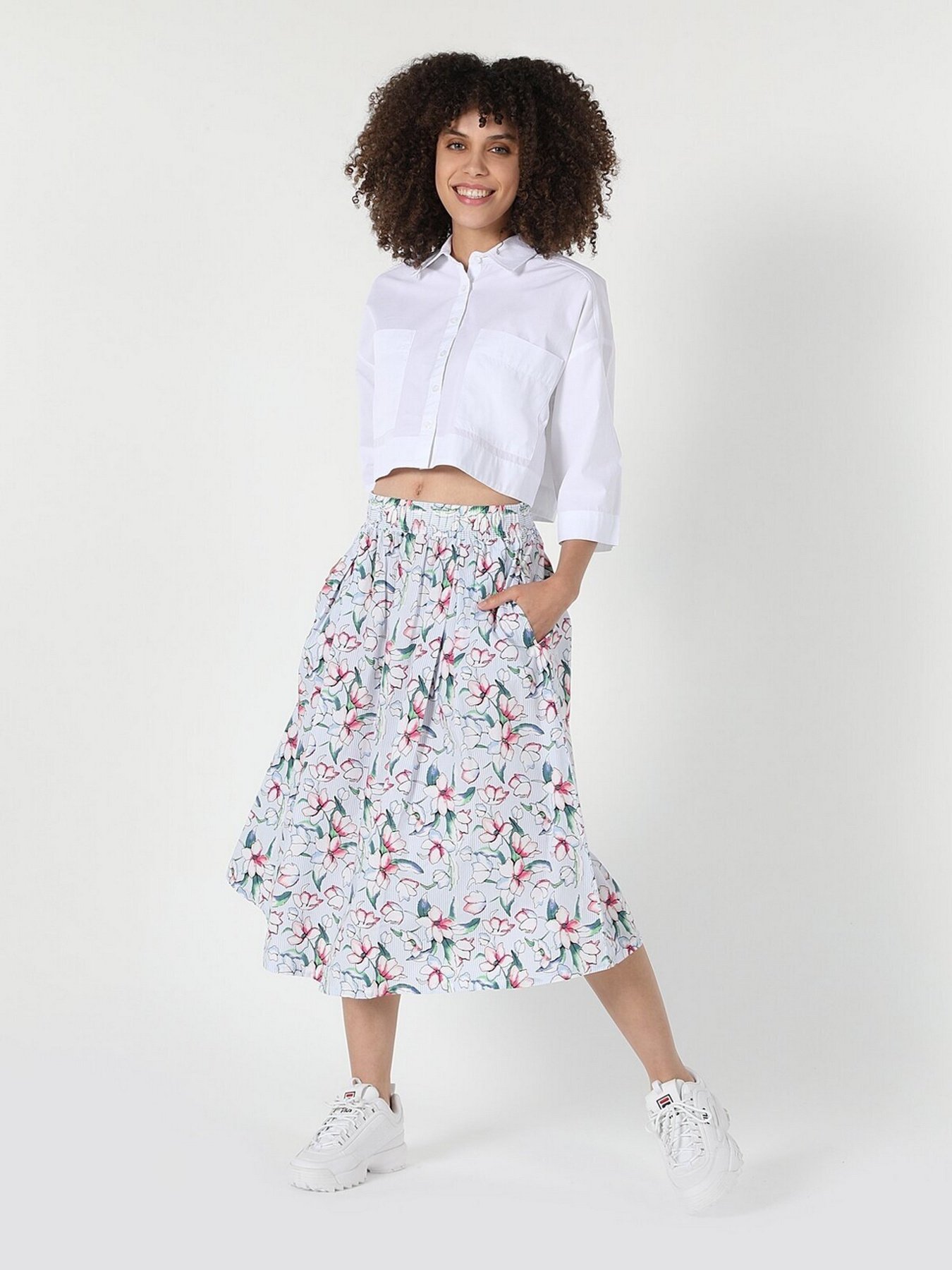 Юбка миди Colin’s модель CL1058896MTC Фото