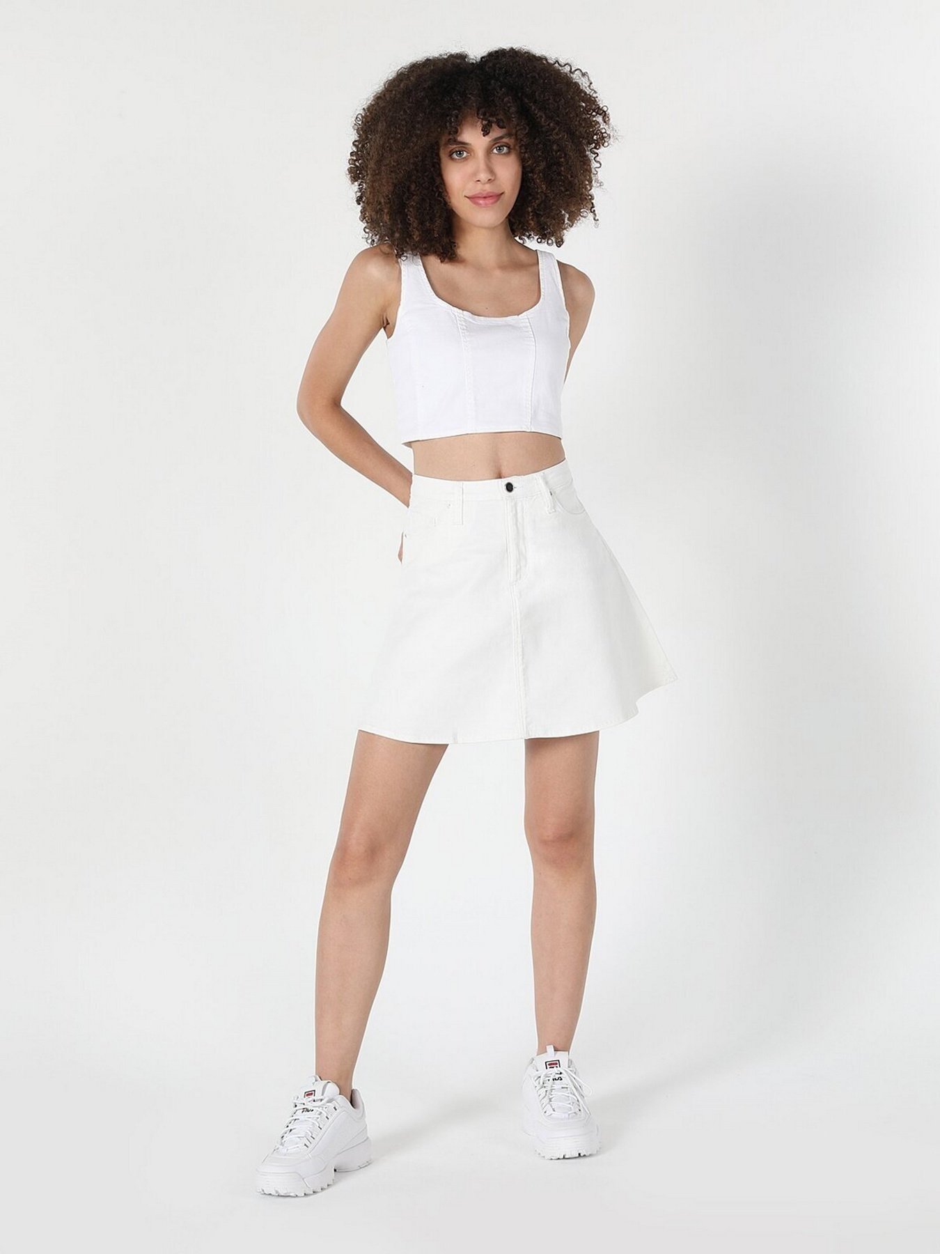 Юбка мини Colin’s модель CL1059513DN42069 Фото