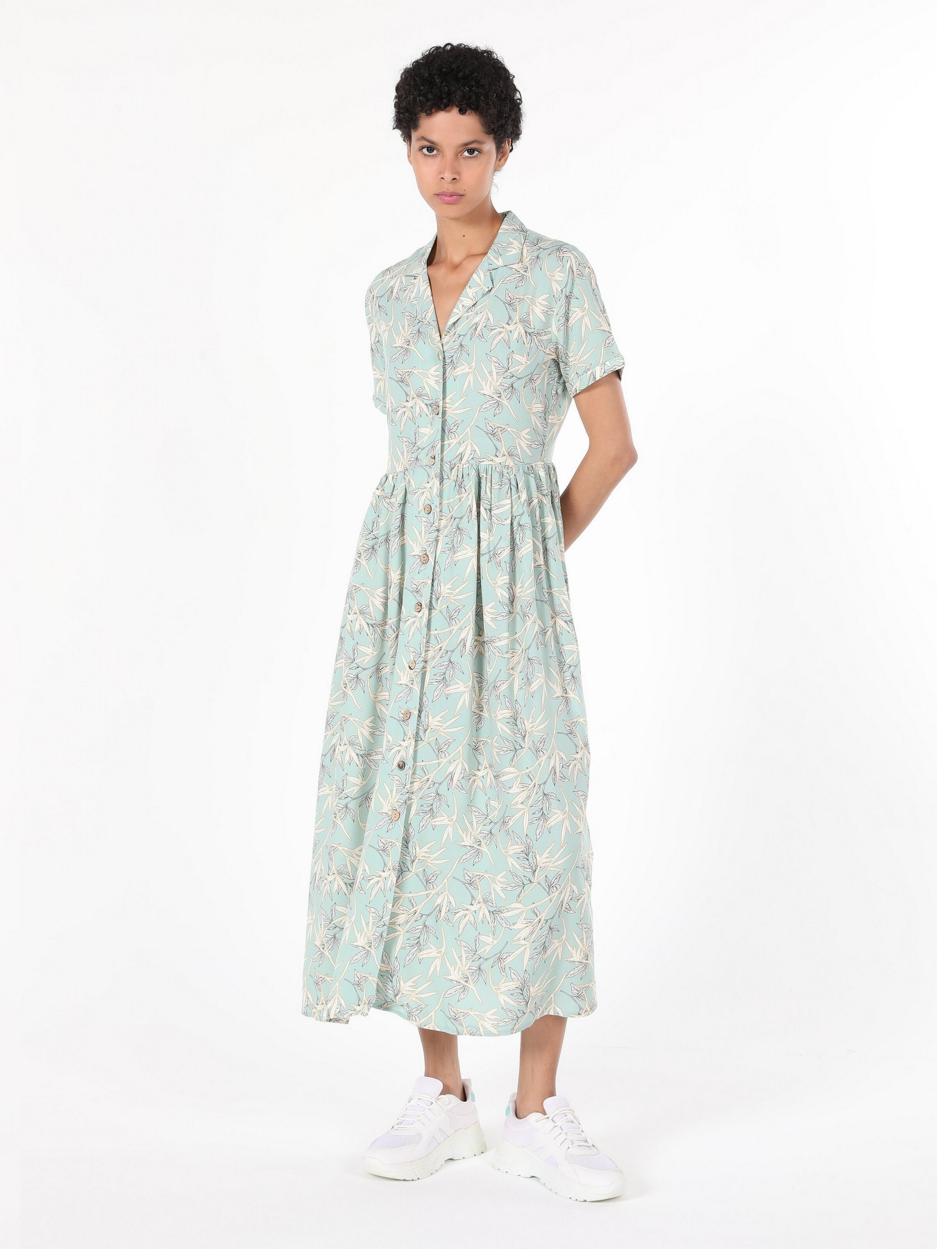 Платье миди Colin’s модель CL1058852OLV Фото