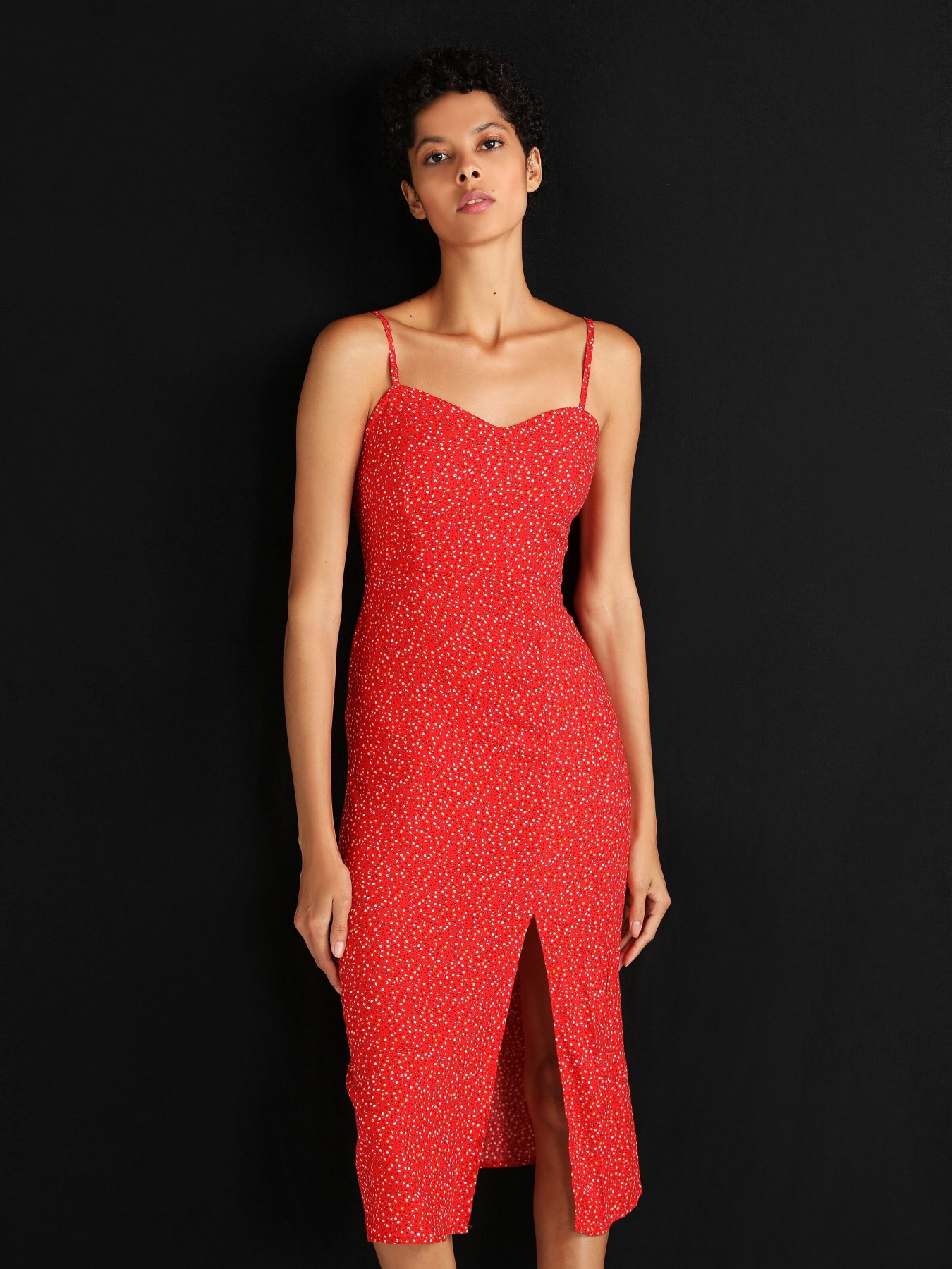 Платье миди Colin’s модель CL1059506RED Фото