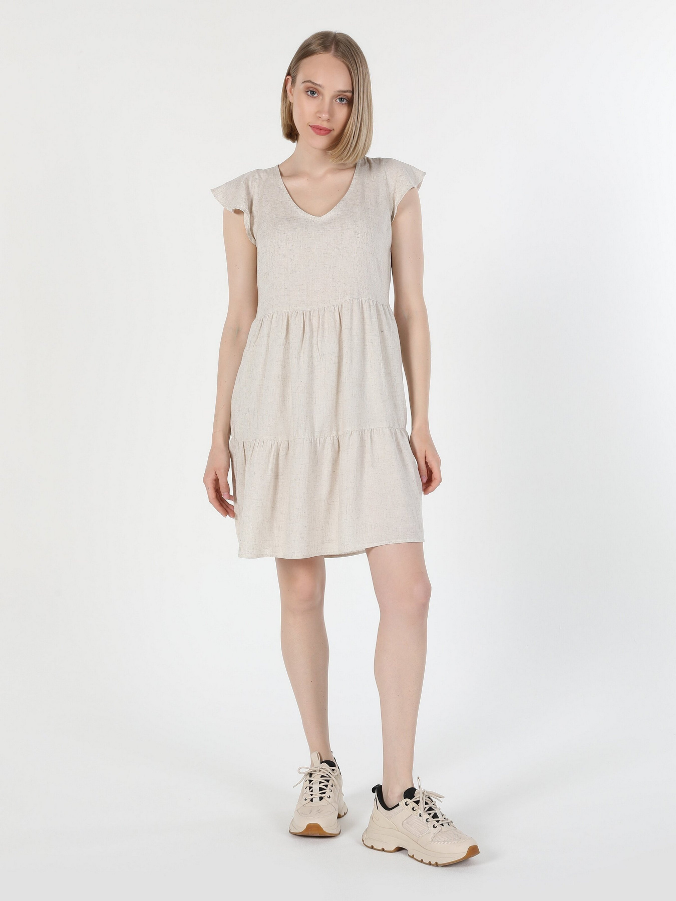 Платье мини Colin’s модель CL1059507BEI Фото