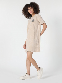 Платье-футболка Colin’s модель CL1059097BEI Фото