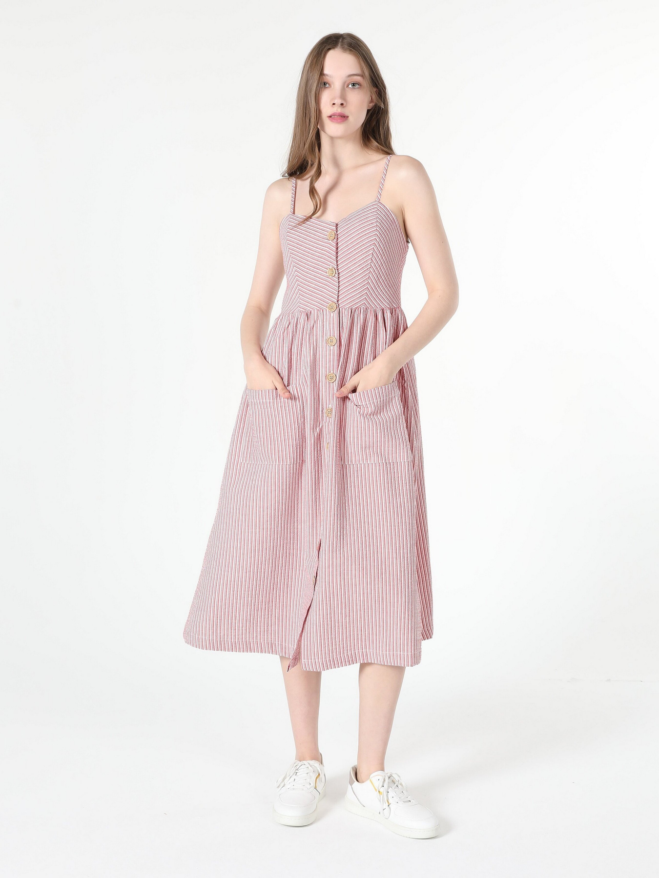 Платье миди Colin’s модель CL1059106RED Фото