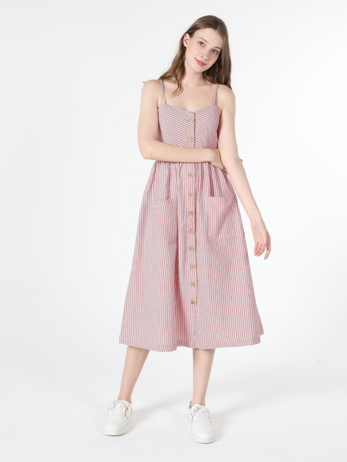 Сукня міді Colin’s модель CL1059106RED Фото