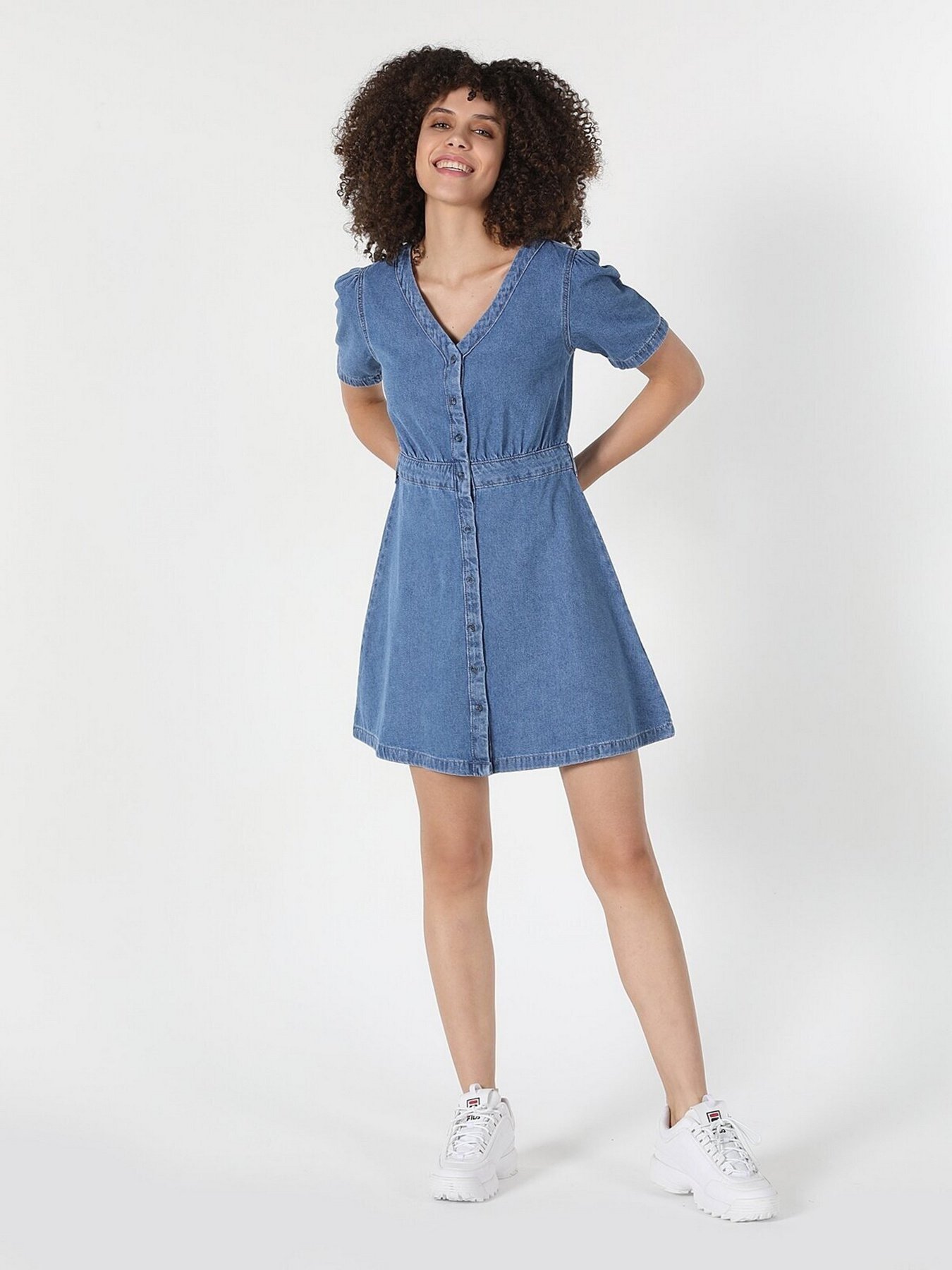 Платье мини Colin’s модель CL1059502DN09628 Фото