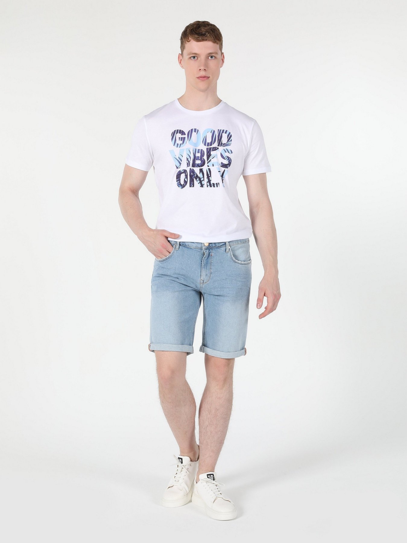 Шорты джинсовые Colin’s модель CL1059331DN42052 Фото