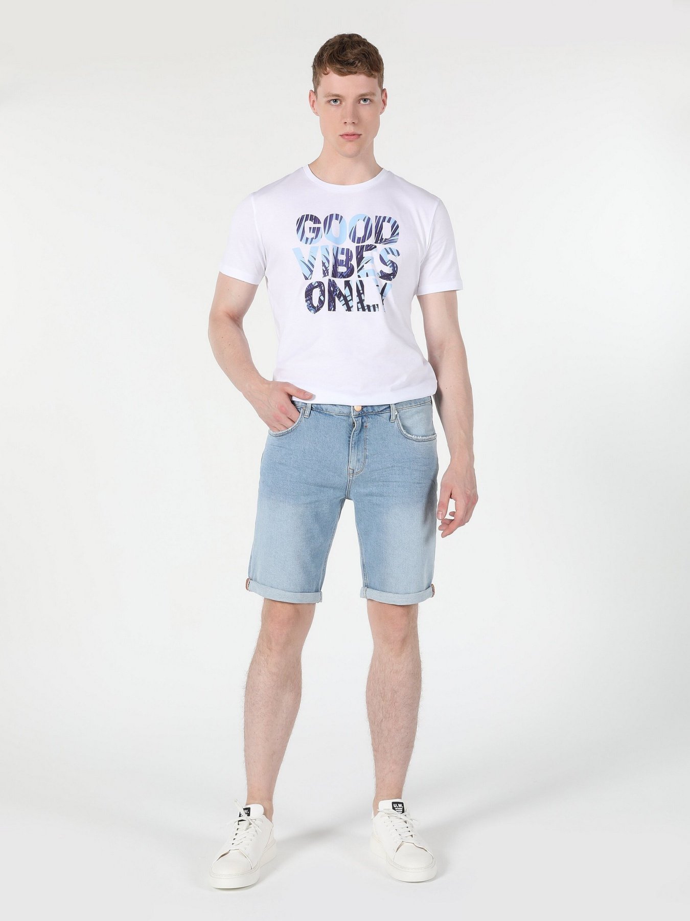 Шорты джинсовые Colin’s модель CL1059331DN42052 Фото