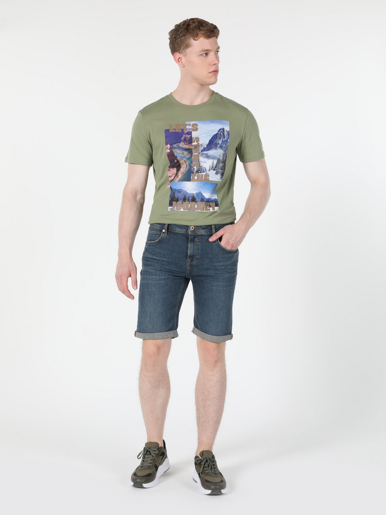 Шорты джинсовые Colin’s модель CL1059337DN02674 Фото