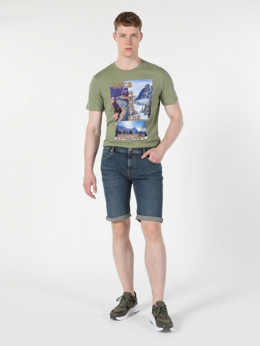 Шорты джинсовые Colin’s модель CL1059337DN02674 Фото