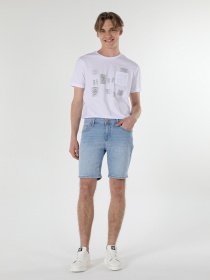 Шорты джинсовые Colin’s модель CL1059445DN42093 Фото