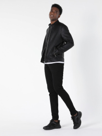 Куртка кожаная Colin’s модель CL1050095BLK Фото
