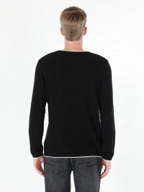 Джемпер Colin’s модель CL1056038BLK Фото