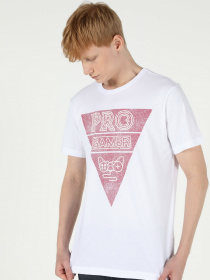 Футболка Colin’s модель CL1050934WHT Фото