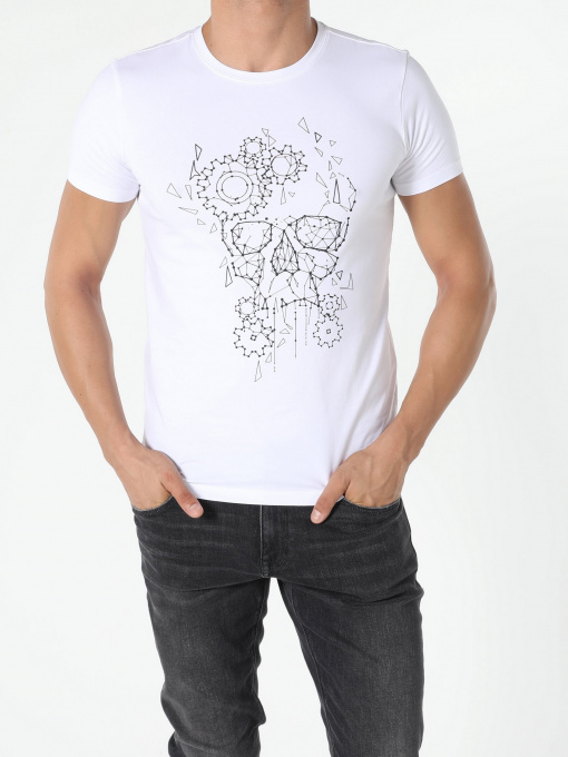 Футболка Colin’s модель CL1054860WHT Фото