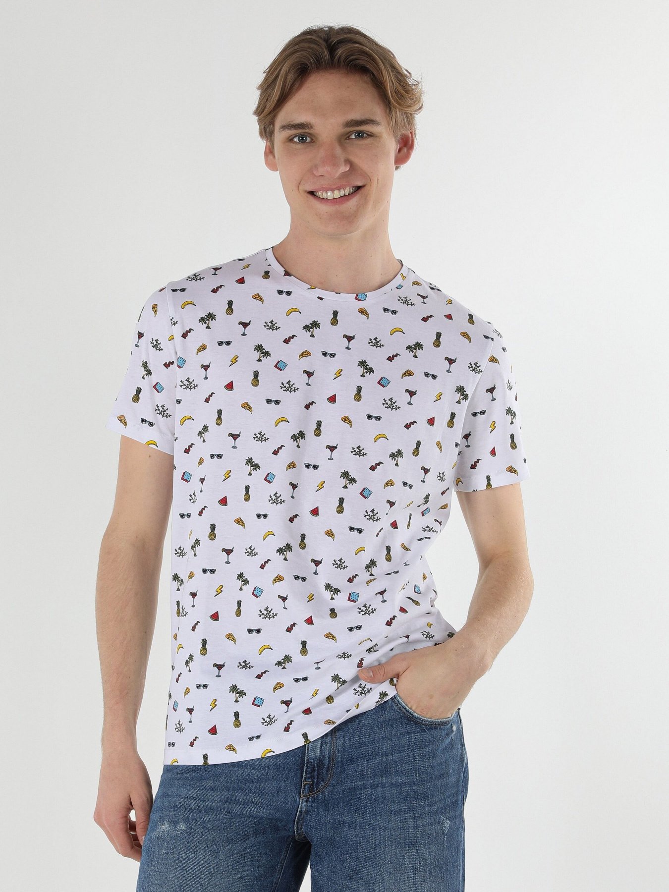 Футболка Colin’s модель CL1054892WHT Фото