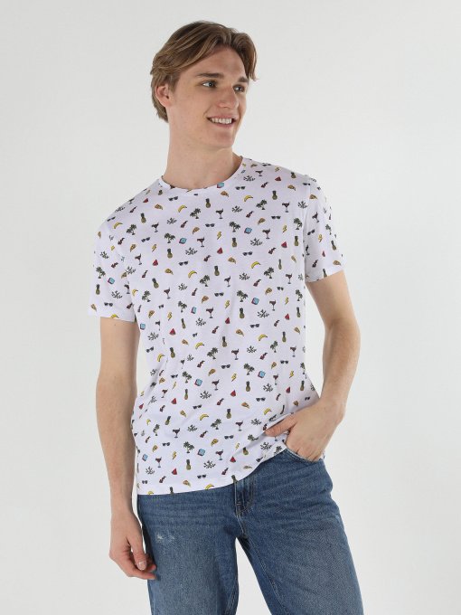 Футболка Colin’s модель CL1054892WHT Фото