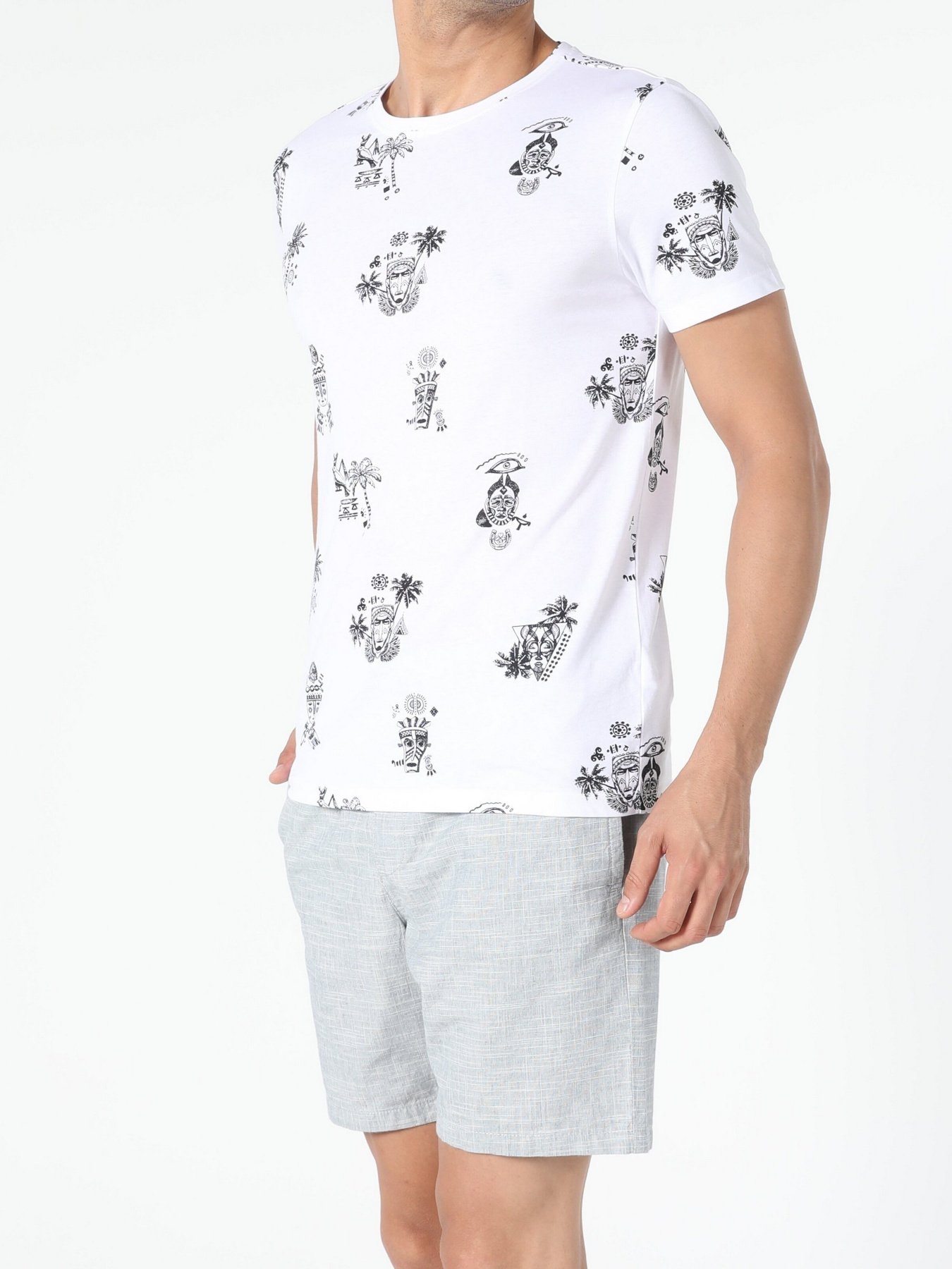 Футболка Colin’s модель CL1054894WHT Фото