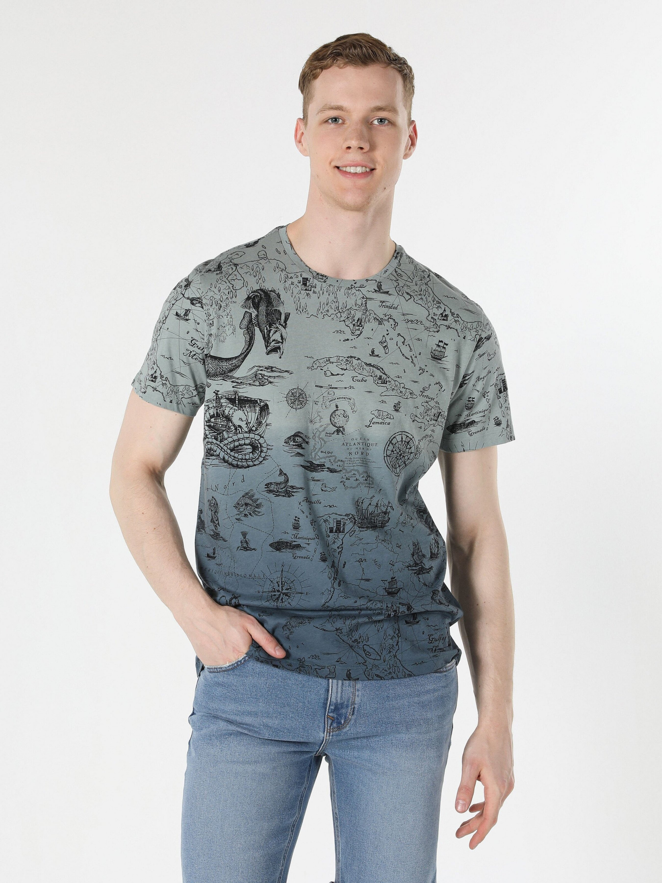 Футболка Colin’s модель CL1054897BLU Фото