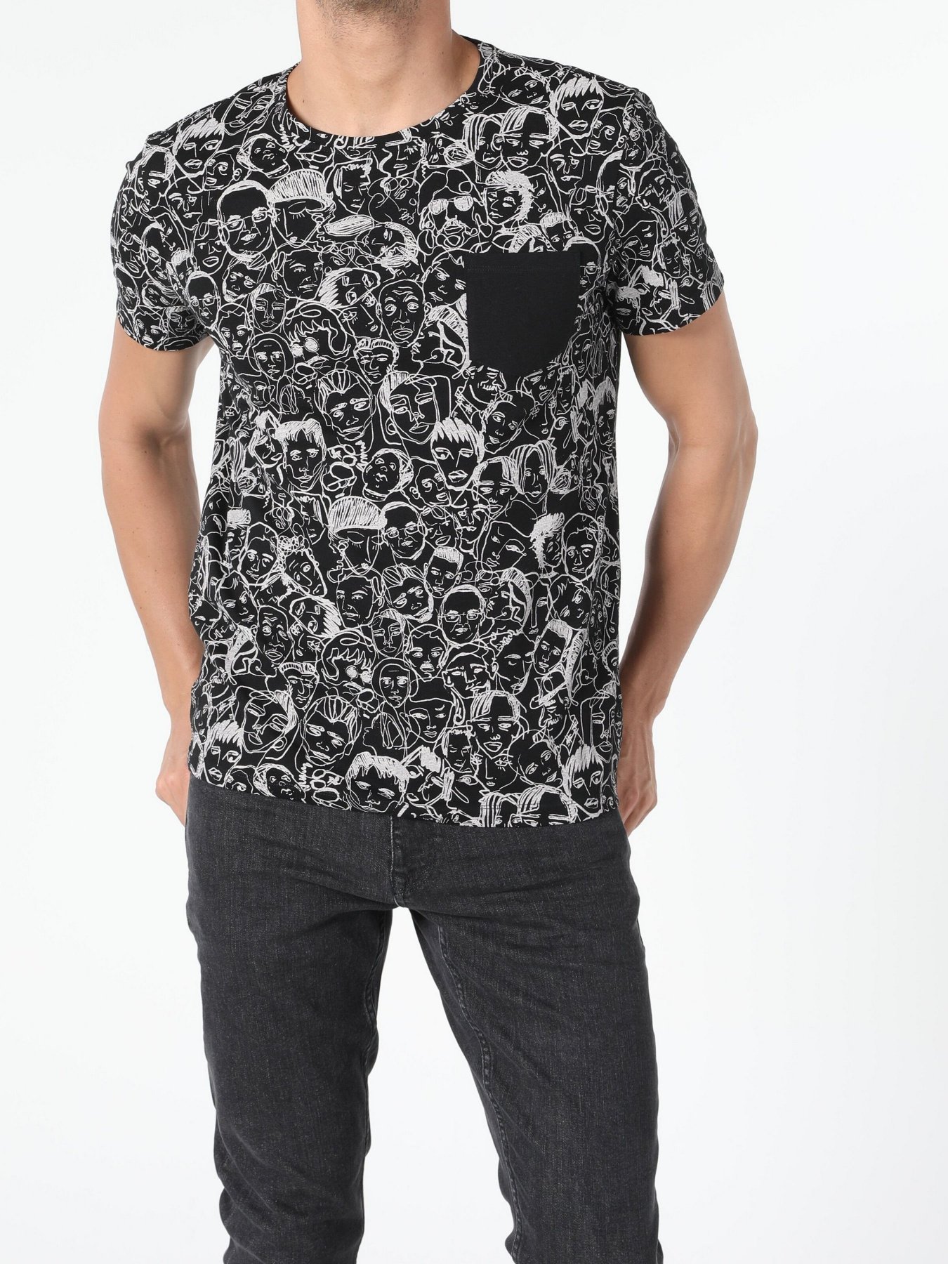 Футболка Colin’s модель CL1054905BLK Фото